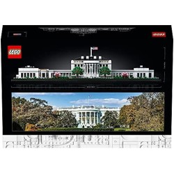 LEGO Architecture La Casa Bianca, Collezione Monumenti per Adulti, Idea Regalo da Collezione, 21054