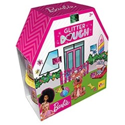 Lisciani Giochi - Barbie Glitter Dough Multipack 5 Vasetti, 88850