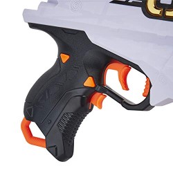 Hasbro - Nerf Ultra Amp - Blaster motorizzato a 6 Freccette con Clip, 6 Freccette Nerf Ultra compatibili Solo con Freccette Nerf