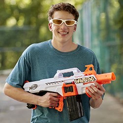 Hasbro - Nerf Ultra - Select, blaster completamente motorizzato, lancia a distanza o con precisione, include caricatori e dardi,