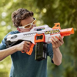 Hasbro - Nerf Ultra - Select, blaster completamente motorizzato, lancia a distanza o con precisione, include caricatori e dardi,