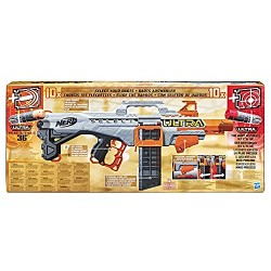 Hasbro - Nerf Ultra - Select, blaster completamente motorizzato, lancia a distanza o con precisione, include caricatori e dardi,