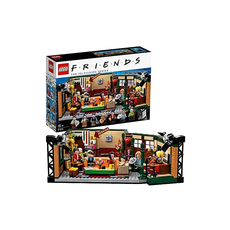 LEGO Ideas Central Perk, Gadget per il 25° Anniversario della Serie TV Friends, con Iconica Caffetteria e 7 Minifigure, Costruzi