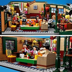 LEGO Ideas Central Perk, Gadget per il 25° Anniversario della Serie TV Friends, con Iconica Caffetteria e 7 Minifigure, Costruzi