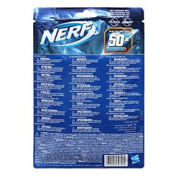 Hasbro - Nerf Confezione Ricarica Include 50 dardi 2.0 Ufficiali, Compatibile con Tutti i Blaster Nerf Elite, E9484EU40