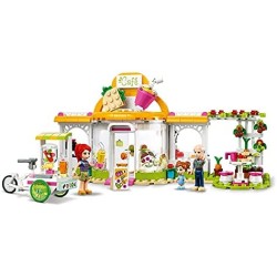 LEGO Friends Il Caffè Biologico di Heartlake, Set Educativo con 3 Mini Bamboline, Giocattoli per Bambini di 6 Anni, 41444