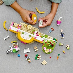 LEGO Friends Il Caffè Biologico di Heartlake, Set Educativo con 3 Mini Bamboline, Giocattoli per Bambini di 6 Anni, 41444