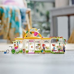 LEGO Friends Il Caffè Biologico di Heartlake, Set Educativo con 3 Mini Bamboline, Giocattoli per Bambini di 6 Anni, 41444