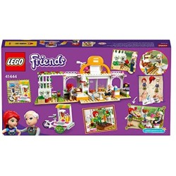 LEGO Friends Il Caffè Biologico di Heartlake, Set Educativo con 3 Mini Bamboline, Giocattoli per Bambini di 6 Anni, 41444