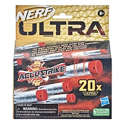 Hasbro - Nerf Ultra - Confezione di ricarica da 20 dardi Nerf Ultra AccuStrike (compatibili solo con i blaster Nerf Ultra), F231