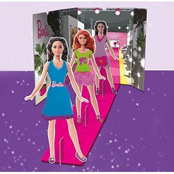 Lisciani Giochi- Barbie Dough Fashion Show, Colore, 88867