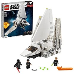 LEGO Star Wars Imperial Shuttle, Set di Costruzioni con Minifigure di Luke Skywalker e Darth Vader con Spada Laser, 75302