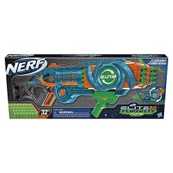 Hasbro - Nerf Elite 2.0 - Flipshots Flip-32, blaster con 32 canne porta dardi che si ribaltano per raddoppiare la potenza di lan