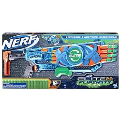 Hasbro - Nerf Elite 2.0 - Flipshots Flip-16, blaster con 16 canne porta dardi che si ribaltano per raddoppiare la potenza di lan