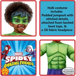 Rubies - Vestito Hulk Deluxe, Costume Hulk, taglia S, 702737-S