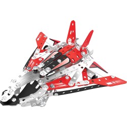 Spin Master - MECCANO Multimodello da 10, kit di costruzioni, Veicoli da Gara, 225 pezzi - dagli 8 anni, SP6060104