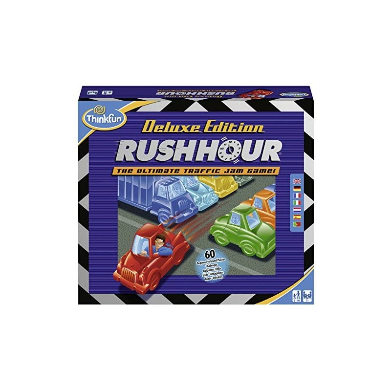 Think Fun 76338 Gioco Classico Rush Hour, Deluxe Edition