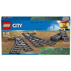 LEGO City Trains Scambi Ferroviari 6 Pezzi, Set di Accessori Aggiuntivi, 60238