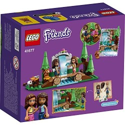 LEGO Friends La Cascata nel Bosco, Set di Costruzioni per Bambini di 5 Anni con le Mini Bamboline di Andrea e Olivia, 41677