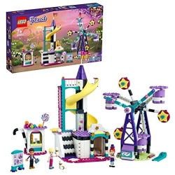 LEGO Friends La Ruota Panoramica e lo Scivolo Magici, Costruzioni per Bambini a Tema Parco Giochi con Mini Bamboline, 41689