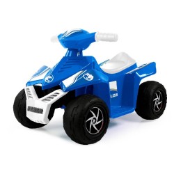 Famosa - Feber - Moto elettrica POLIZIA Quad 6V Azzurro FEN42000