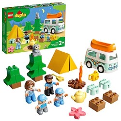 LEGO DUPLO Town Avventura in Famiglia sul Camper Van, Giocattoli Educativi per Bambini di 2 Anni con 4 Minifigure, 10946