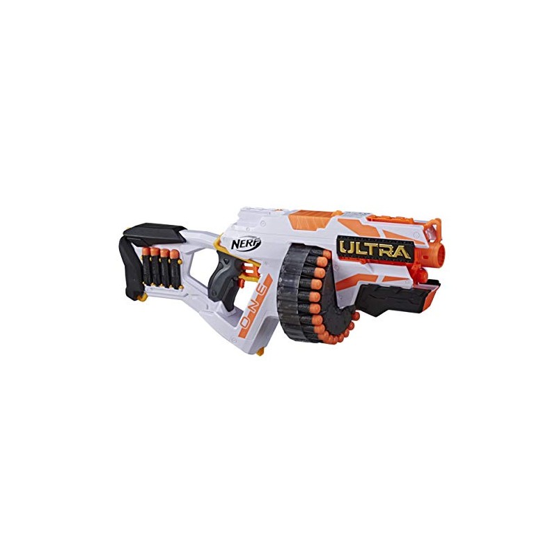 Hasbro - Nerf Ultra One Blaster Motorizzato, 25 Dardi Nerf Ultra Compatibile Soltanto con i Dardi Nerf Ultra One, E6596U50