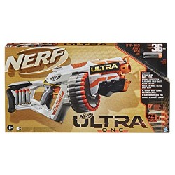 Hasbro - Nerf Ultra One Blaster Motorizzato, 25 Dardi Nerf Ultra Compatibile Soltanto con i Dardi Nerf Ultra One, E6596U50