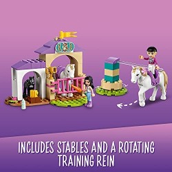 LEGO Friends Addestramento Equestre e Rimorchio, Set per Bambini di 4 Anni con 2 Mini Bamboline e Cavallo Giocattolo, 41441