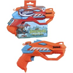 Nerf Super Soaker DinoSquad, soaker Raptor-Surge, spruzzo a grilletto.