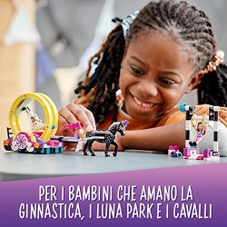 LEGO Friends Acrobazie Magiche, Set di Costruzioni per Bambini di 6 Anni con le Mini Bamboline di Olivia e Stella, 41686