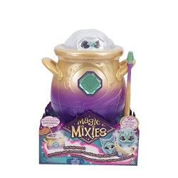 Giochi Preziosi - Magic Mixies Blu, Pentolone magico con una morbida sorpresa, crea l incantesimo con la bacchetta magica e gli 