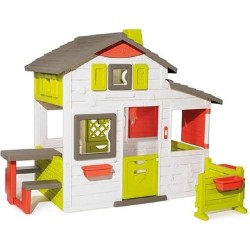 Smoby - Neo Friends House - Casetta Da Giardino per Bambini Personalizzabile con Accessori Smoby, Campanello Incluso, Età +3 Ann