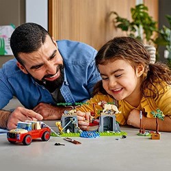 LEGO City Wildlife Fuoristrada di Soccorso Animale, Set per Bambini di 4 anni con Macchina Giocattolo e Animali, 60301