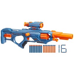 Nerf Elite 2.0, blaster Eaglepoint RD-8, tamburo da 8 dardi, mirino e canna staccabili, 16 dardi Nerf, azione a tiretto, F0423EU