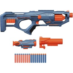 Nerf Elite 2.0, blaster Eaglepoint RD-8, tamburo da 8 dardi, mirino e canna staccabili, 16 dardi Nerf, azione a tiretto, F0423EU