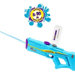 ODS - Splashmatic Antarctic 1000, Spara Batteria con Ricarica USB, Pistola ad Acqua 42,5 cm, Capacità Serbatoio 1000 ml, Colore 