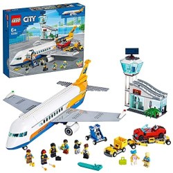 LEGO City Airport Aereo Passeggeri, con Terminale e Camion Giocattolo, Playset di Costruzioni per Bambini di 6+ Anni, 60262