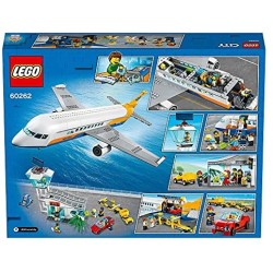 LEGO City Airport Aereo Passeggeri, con Terminale e Camion Giocattolo, Playset di Costruzioni per Bambini di 6+ Anni, 60262