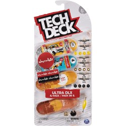 Spin Master - Tech Deck - Confezione da 4 mini skate, Assortiti e originali, 6028815