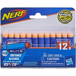 Hasbro Nerf - Elite Ricarica da 12 Dardi, Refill per Blaster, A0350EU6