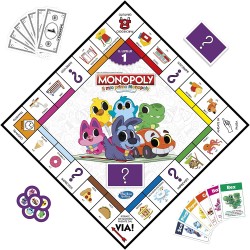 Hasbro - Monopoly - Il Mio Primo Monopoly, Gioco da Tavolo per Bambini, F44361031