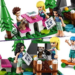 LEGO Friends Camper Van nel Bosco con Barca a Vela, Playset Giocattolo con Mini Bamboline di Stephanie, Emma ed Ethan, 41681