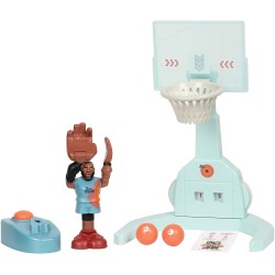 Giochi Preziosi - Space Jam - New Legends Lebron Playset con 1 mini personaggio, per riprodurre i tiri di Lebron, dal fim Space 