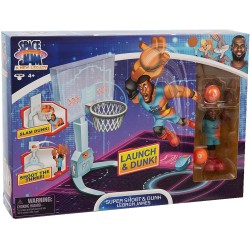 Giochi Preziosi - Space Jam - New Legends Lebron Playset con 1 mini personaggio, per riprodurre i tiri di Lebron, dal fim Space 