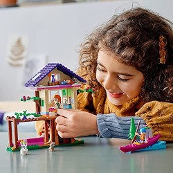 LEGO Friends La Baita nel Bosco, Casa sull Albero Giocattolo, Costruzioni per Bambini di 6 Anni con 2 Mini Bamboline, 41679