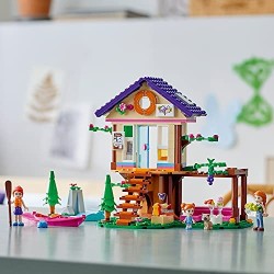 LEGO Friends La Baita nel Bosco, Casa sull Albero Giocattolo, Costruzioni per Bambini di 6 Anni con 2 Mini Bamboline, 41679