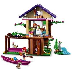 LEGO Friends La Baita nel Bosco, Casa sull Albero Giocattolo, Costruzioni per Bambini di 6 Anni con 2 Mini Bamboline, 41679