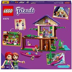 LEGO Friends La Baita nel Bosco, Casa sull Albero Giocattolo, Costruzioni per Bambini di 6 Anni con 2 Mini Bamboline, 41679