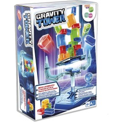 Imc Toys - PLAY FUN, Gravity Tower. Costruisci una torre con blocchi su una base galleggiante instabile, 81536IM